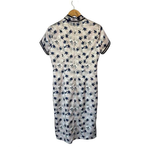 Elegant Chinese Qipao Cheongsam Silk Dress Size 8 - Picture 3 of 12